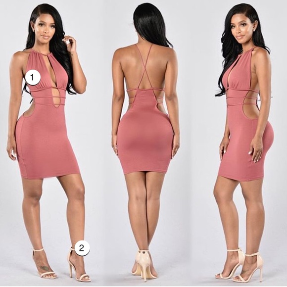 Fashion Nova Dresses Hanging From A String Dress M Poshmark